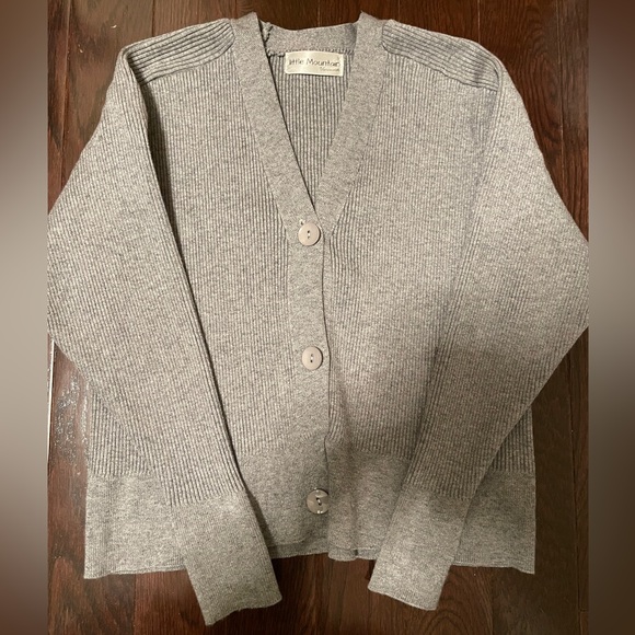 Little Mountain Vancouver Grey Cardigan (Size S) - Picture 1 of 4